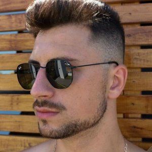 New Ray-ban Flat Hexagonal Black classic RB3548